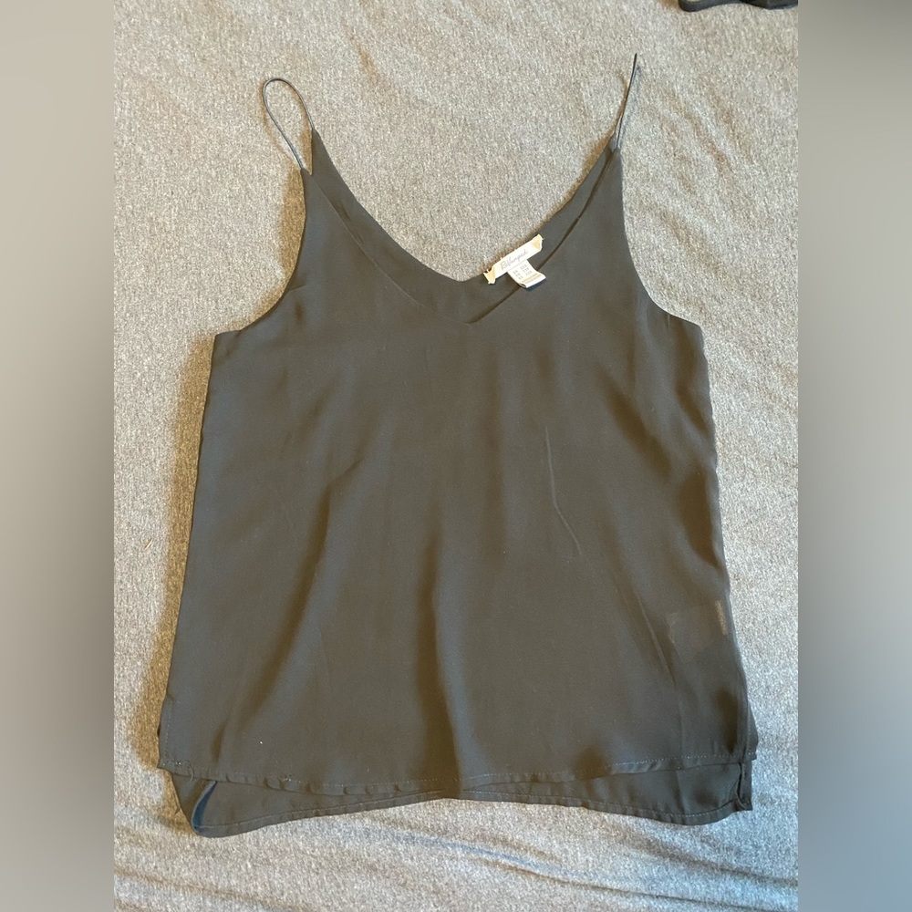 Double V Black Cami